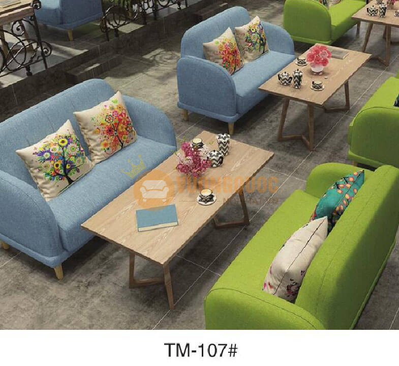 Bộ bàn ghế sofa cafe êm ái HOY TM107-1